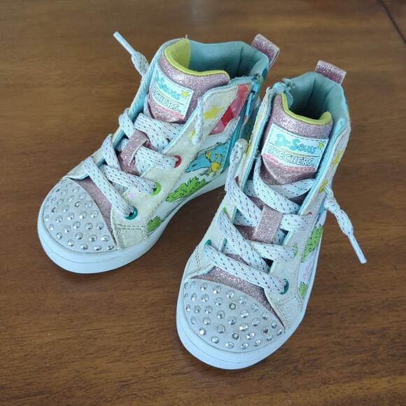 SKECHERS Dr Suess - TWI-LITES light up shoes 2.0 - little kids toddler size 7C - Picture 4 of 7